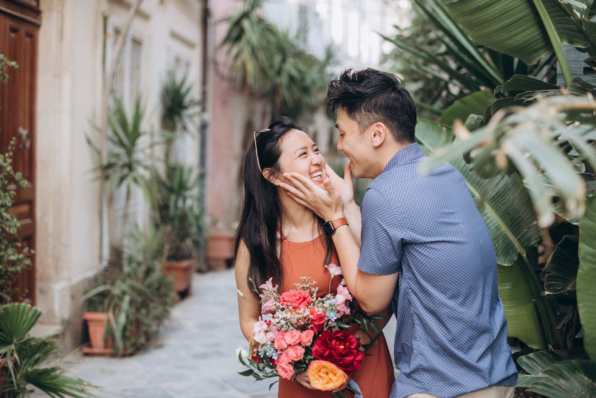 Proposing to my girlfriend in Ortigia, Sicily