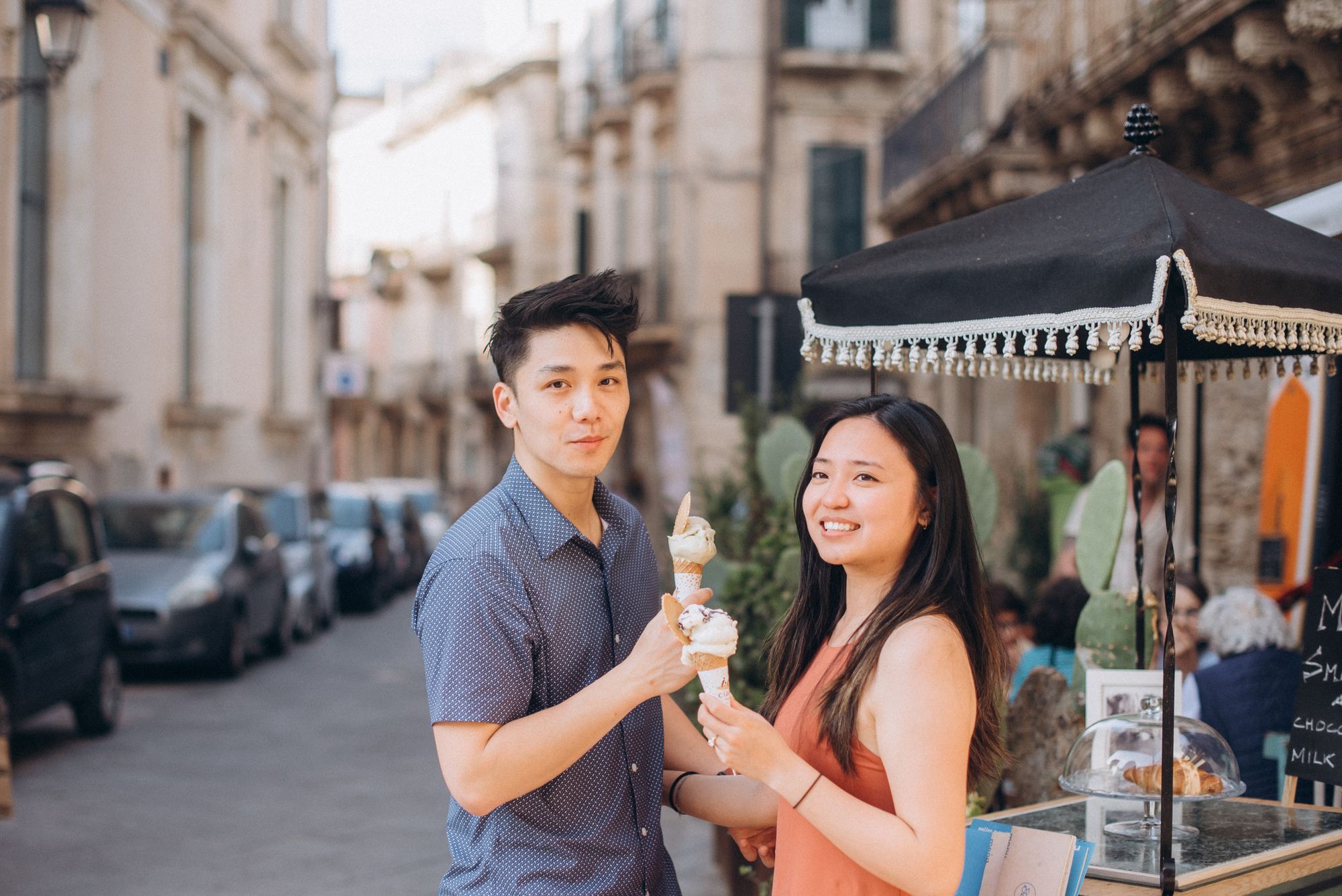 Proposing to my girlfriend in Ortigia, Sicily