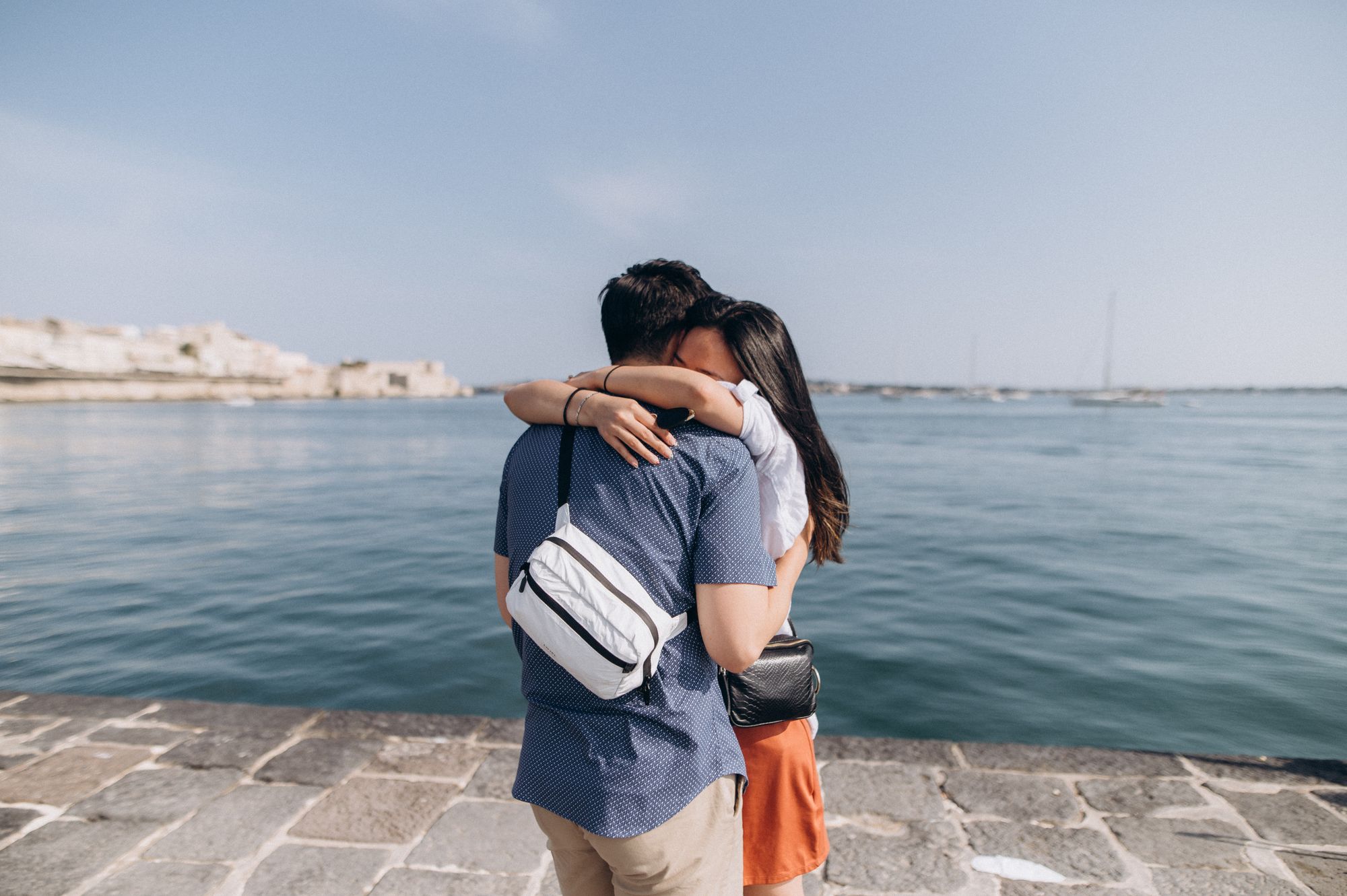 Proposing to my girlfriend in Ortigia, Sicily