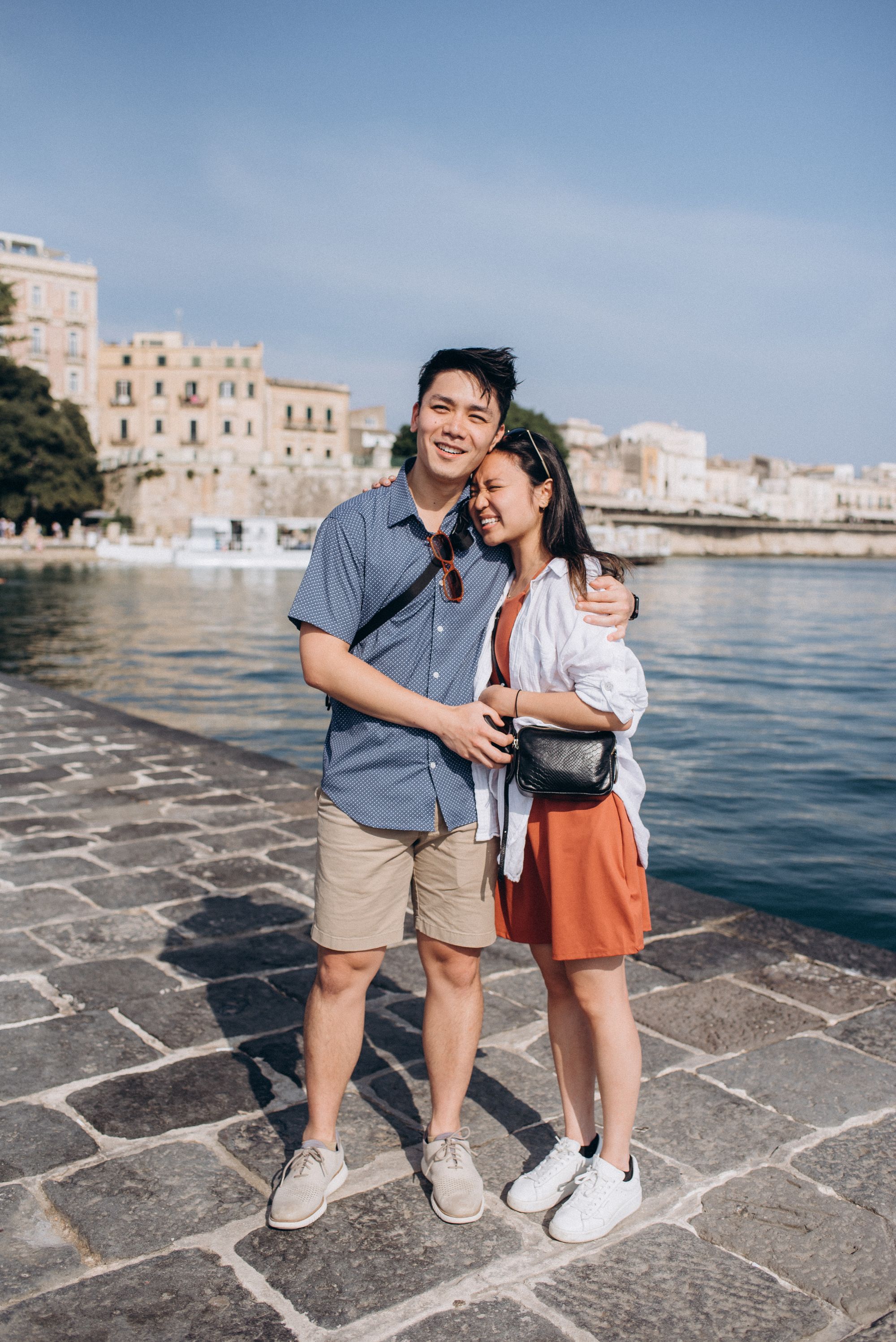 Proposing to my girlfriend in Ortigia, Sicily