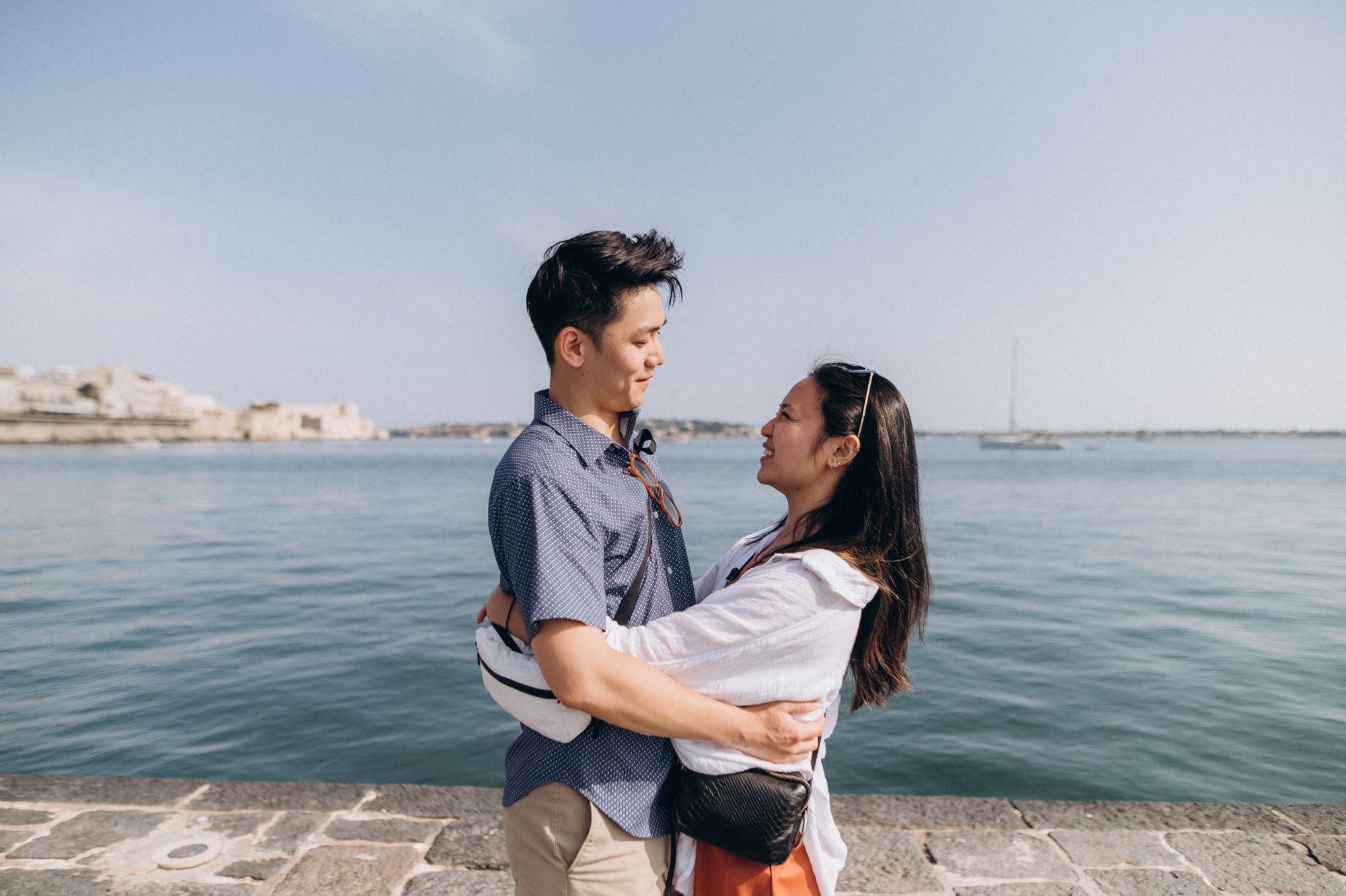 Proposing to my girlfriend in Ortigia, Sicily