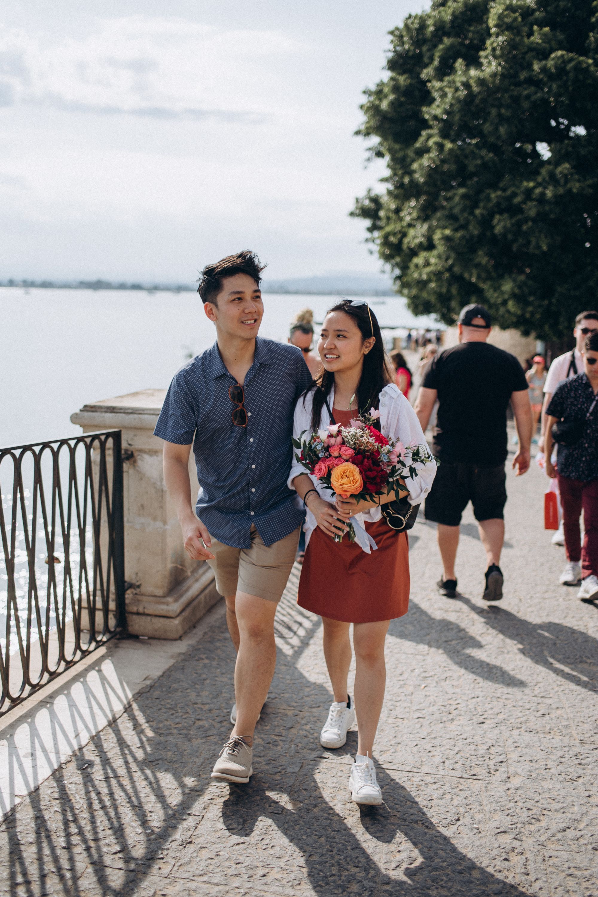 Proposing to my girlfriend in Ortigia, Sicily