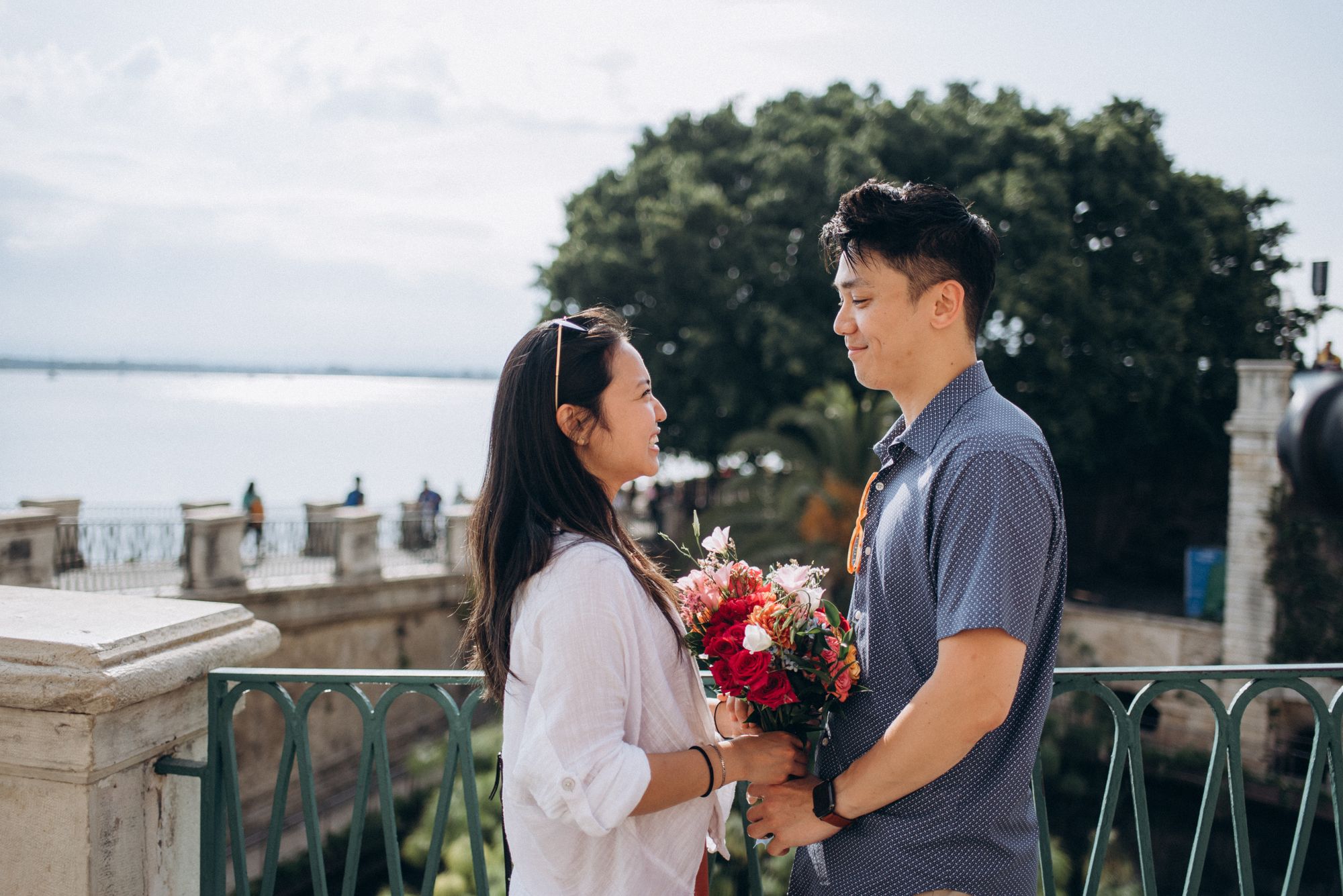 Proposing to my girlfriend in Ortigia, Sicily